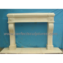 Fireplace Surround for Stone Marble Fireplace Mantel (QY-LS155)
